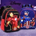 thumbnail image 2 of Disney-mochila con patrón de Spiderman para niños, mochila escolar pequeña de los vengadores, Iron Man, Capitán América, bolsa de viaje, regalo, 2 of 4