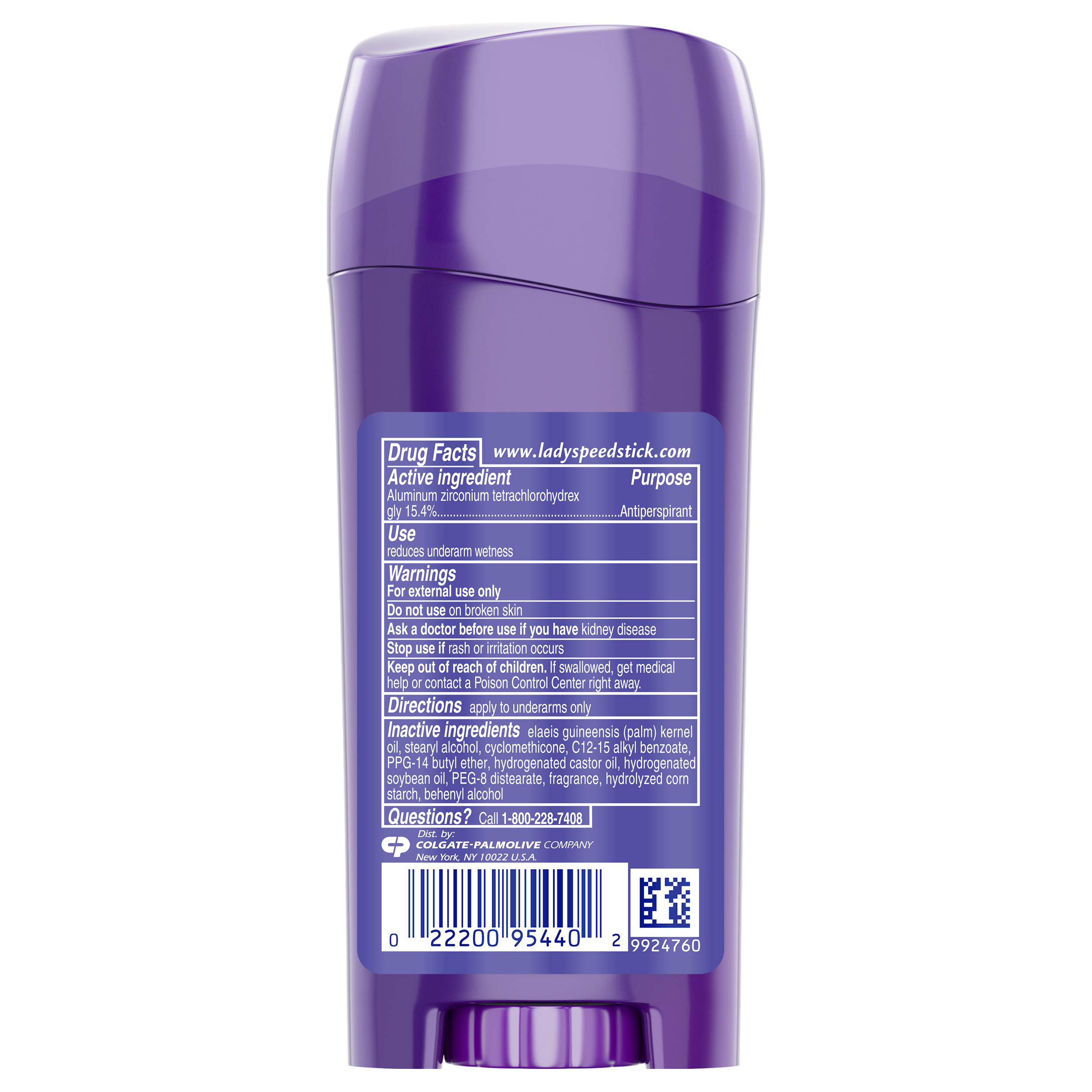 Lady Speed Stick Antiperspirant Deodorant Invisible Dry Powder Fresh, 2.30 oz - image 3 of 4