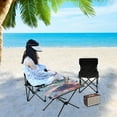 thumbnail image 6 of BZSMCE Camping Tables Simple Folding Table Moonlit Whiskers Pattern Size:23.6*15.7in, 6 of 7