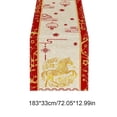 thumbnail image 3 of Galloping Horse Print Table Runner 2026 Year of the Horse, Exquisite Festive Party Table Decoration with Horse Design for Chinese Year and Holiday Celebrations, 3 of 5