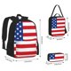 thumbnail image 2 of Disketp America Flags3 Mochila Estampada de Gran Capacidad con Lonchera y Estuche, Set de 3 Piezas para Estudiantes, 2 of 7