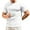 White, variant on Men Summer Tops Polyester Spandex Long Sleeve Shirts Tight Long Sleeve Shirts Tunic Top Mens Spandex Workout Top Compression M Shirt Tops Men Neck Fitted Layering White L