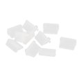 thumbnail image 1 of Unique Bargains 10 Pcs Capuchon de Protection en Silicone pour Port USB Anti-Poussière Transparent pour Femme, 1 of 1