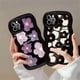 thumbnail image 2 of Carcasa OPPO A78 A17 A16 A77 A15 A57 A5S A3S A94 A95 A93 A76 A96 A55 A54 A53 A53 A9 A32 A33 A31 A5S Reno 5 6 7 Pro F9 Tinta Flores Pareja Suave Onda Borde Diseño Protección Caso Trasero, 2 of 4