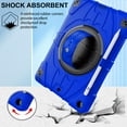 thumbnail image 6 of Dteck Case for iPad 9th/ 8th/ 7th Generation 10.2", Heavy Duty Shell with Rotating Stand/Hand/Crossbody Strap,Sturdy Shockproof iPad 10.2" Case (2021/2020/2019),Blue, 6 of 8
