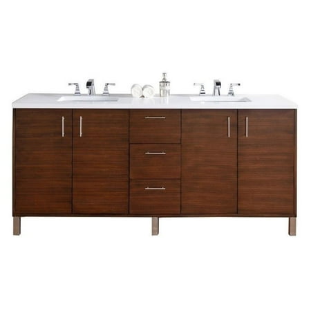 james martin metropolitan 72 double bathroom vanity in walnut