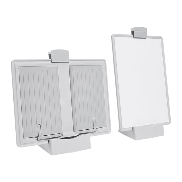 JIELISI Book Stand Holder Portable Multifunctional Magnetic White Board Paper Clipboard Bookstand Reading with Pen Slot Support for Reading Hands Free Student Children Writing Bracket Offic