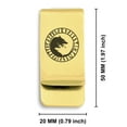 thumbnail image 2 of Stainless Steel Viking Ulfhednar Wolves Classic Slim Money Clip Credit Card Holder, 2 of 2