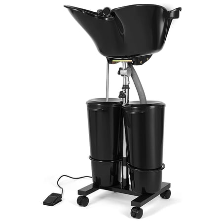 KL-2068 | Portable Plastic Shampoo Unit with Electric Pump | Barber and Stylist Hair Salon Accessories | AVYO