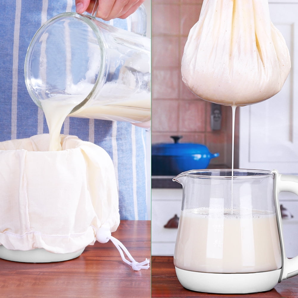 Yesbay 1Pcs Nylon Fine Mesh Food Strainer Nut Milk Cold Brew Coffee