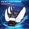 thumbnail image 6 of Xahpower PS5 Controller Charging Station,Charging Dock Station with LED Indicator, 6 of 7