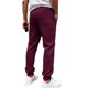 thumbnail image 4 of Ceisia Men Solid Color Corduroy Straight Leg Pants Elastic Waist Drawstring Gift Casual Trousers, 4 of 7
