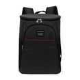 thumbnail image 2 of Mochila nevera Bolsa térmica perfecl portátil 2 compartimentos aislados para picnic gran capacidad negro, 2 of 8