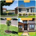 thumbnail image 6 of 16 Pack(24FT) No Dig Landscape Edging with 48 Spikes,3 Inch Tall Stone Gray Faux Stone Edging for Landscaping,Garden,Flower Beds,Grass,Yard,Paver,Pathway Decorative Fence, 6 of 7
