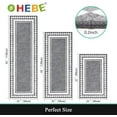 thumbnail image 2 of Farmhouse Kitchen Rugs Sets of 3 Non Slip Washable Kitchen Rugs and Mats Boho Kitchen Mats for Floor Kitchen Runner Rug Kitchen Carpet Rug Runner for Hallways Kitchen Laundry, 2 of 6