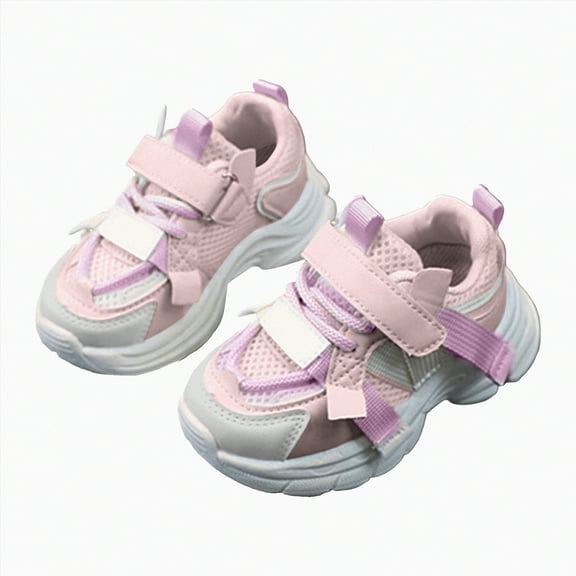 Godom Kids Shoes Girls Slip-On Sneakers Kids Sparkle Pop Lightweight Shoes Toddler/Little/Big Kid