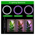 thumbnail image 3 of 10" LED Ring Grow Lights For Indoor Plants, Full Spectrum Lar Plant Light For Indoor Plants USB Height Adjustable Growing Lamp ,Super Long Life, 3 of 7