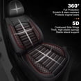 thumbnail image 6 of Seat Covers Full Set for Volvo XC90 2003-2014 Leather Waterproof Comfort Car Seat Covers Protector,Compatible Airbags Auto Interior Accessories Red,Full Set(2 Row 5 Seats), 6 of 9