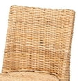 thumbnail image 6 of bali & pari Rowen Boho Dining Chair, Handwoven Natural Kubu Rattan, Light Honey, 6 of 10