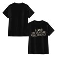 thumbnail image 4 of I Love My Cougar Girlfriend Shirt, Boyfriend Gift, I Love My Girlfriend Tee, I Heart My Cougar Shirt, Valentines Gift, for men, for woman Casual Cotton Classic, 4 of 6