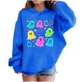 thumbnail image 2 of bbymog Halloween Clothes for Girls Boys Spooky Long Sleeve Pullover Hoodies Fall Hoodie for Boys Blue 7 Years, 2 of 10