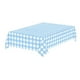 thumbnail image 2 of Mantel Plástico Plisado Desechable, Impermeable Y Resiste Aceite, 7 Colores, 54 X 108in, 137*274cm, Azul Claro, 2 of 9