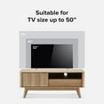 thumbnail image 3 of mopio Brooklyn Mid-Century Modern TV Stand, for TVs up to 50” / 59" Waveform Panel, Sleek Curved Profile with Adjustable Shelf and Sturdy Box Frame Leg (Golden Oak, 47"), 3 of 9