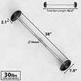 thumbnail image 2 of Synergee Fixed Barbell Pre Weighted Straight Steel Bar with Rubber Weights - Fixed Weight, 2 of 6