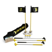 Low Tide Beach Golf Set – Family Edition with 2 Kids’ Putters – Portable Golf Club Set for Sand Play – Fun Outdoor Game for Adults & Kids – Easy to Carry, Lightweight & Durable