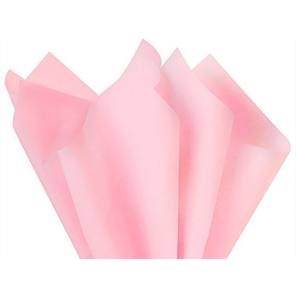 Light Pink Tissue Paper 15" X 20" 100 Sheet Pack