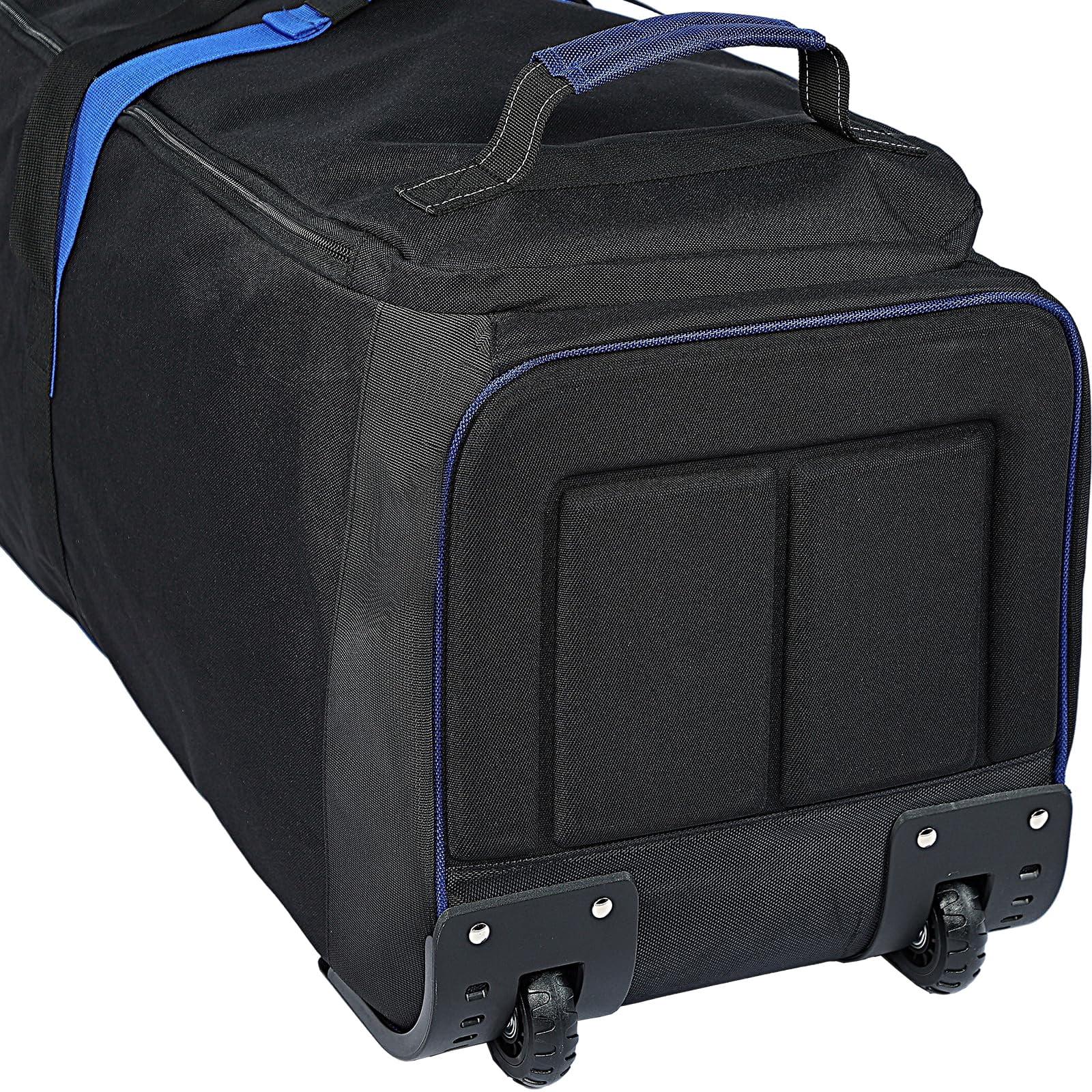 Golf Travel Bag  Full-open Protective & Wheeled Airline-approved Case For Clubs Cart&standbag Soft-sided Waterproof Cover Made Of Heavy Duty Oxford