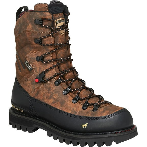 Irish Setter Elk Tracker Boot Size 10 Uninsulated 8 in. Leather Camo