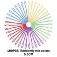 thumbnail image 1 of BUYISI Convenient Pack Of 100 Multicolor Plastic Sewing Needles For Crafts And Diy 5.5Cm, 1 of 5