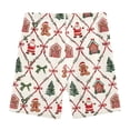 thumbnail image 4 of joogoo Santa Claus Bows Bears Girls Lined Shorts Bike Dance Bottoms 8Y, 4 of 7