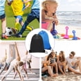 thumbnail image 3 of JUNWELL 2Pcs Drawstring Backpack Bags Black Drawstring Bag Cinch Tote Sack Draw String Bag Bulk Gym Drawstring Bags Storage Bag, 3 of 4
