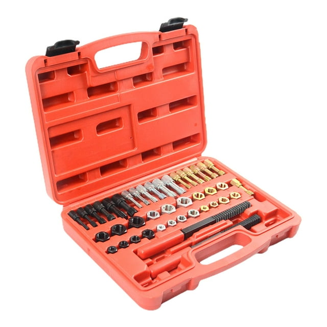 de herramientas de reparación de 42x Práctico 21 troqueles 19 Restaurador de manguitos de rosca de inserción de reparación de Cola producto reparador de roscas