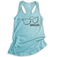 thumbnail image 1 of Bookish Tank Top, Ladies Racerback Tank Top, Glasses Tank, Reading Tank, Hipster Tank, Book Lover Tank, Cancun, X-Large, 1 of 3