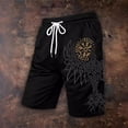 thumbnail image 2 of FUZHIQ Men's Shorts Summer High Waist Drawstring Straight Short Classic-Fit Walking Summer Shorts Sports with Pockets,XXXXL, 2 of 4