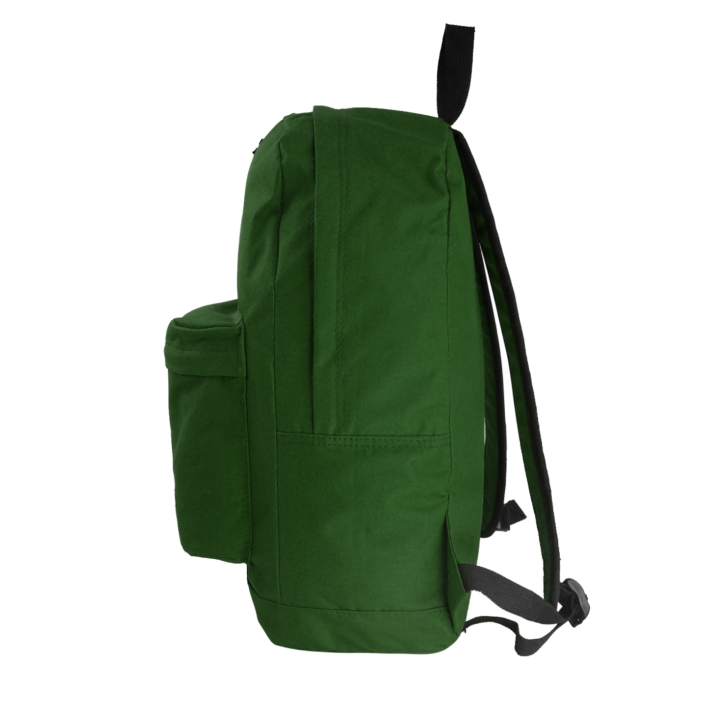 K-Cliffs Unisex  Case of 36 Classic 18" School Backpacks Green with Curved Shoulder Straps, Teen-Adult, Polyester