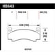 Hawk 70-74 Dodge Challenger/70-77 Charger / 70-74 Plymouth Barracuda HPS Street Rear Brake Pads