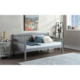 thumbnail image 2 of Bowery Hill Contemporary Wood Twin Size Daybed in Gray, 2 of 5