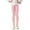 Pink, variant on BULLPIANO 3-11T Girls Leggings Kids Footless Skinny Pants Casual Yoga Sport Running Stretch Legging Trousers
