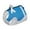 Blue, variant on Dog Harness Easy Control Handle Reflective Supplies for Walking Training Pet XL