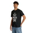 thumbnail image 5 of John 14:6 Bible Verse Short Sleeve Christian Tee Shirt, 5 of 6