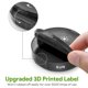 thumbnail image 1 of 7-day-a-week pill organizer vitamin storage dispenser 14 compartment black circular pill box, 1 of 1