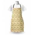 thumbnail image 3 of Vegetable Apron, Tomatoes and Carrots on Cream Toned Background Agriculture Farming Themed Pattern, Unisex Kitchen Bib with Adjustable Neck for Cooking Gardening, Adult Size, Multicolor, by Ambesonne, 3 of 4