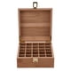 thumbnail image 5 of Cajas de almacenamiento de aceite esencial de madera, regalo de 25 ranuras, contenedor portátil multiusos, estuche compacto ligero para colección de Baoblaze Cajas de Aceites Esenciales, 5 of 8
