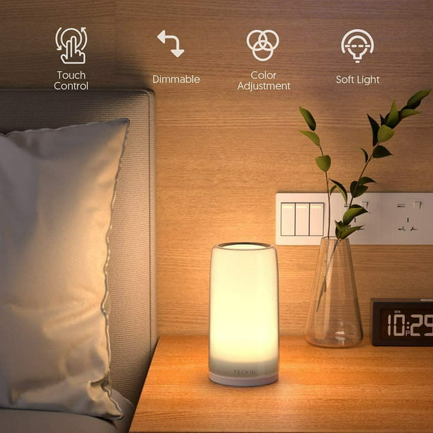 Teckin Table Lamp Dl31 Dimmable Bedroom, Teckin Touch Control Under Cabinet Lighting
