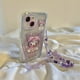 thumbnail image 1 of Sanrio kuromi-fundas de teléfono con pulsera para iPhone 14, 13, 12, 11 Pro Max, 14Pro Fivean unisex, 1 of 2