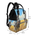thumbnail image 2 of Fuzoiu Funny Countryside Donkey Print Diaper Bag Backpack,Baby Essentials Travel Tote,Multi function Waterproof Diaper Bag, Travel Essentials Baby Bag - Unisex, 2 of 6